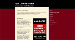 Desktop Screenshot of ericfrickle.com